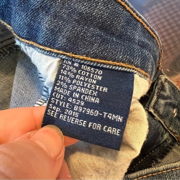 Tractr Blu Skinny Jean Medium Wash Distressed - Picture 11 of 11